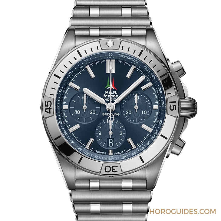 BREITLING - CHRONOMAT - AB01344A1C1A1 - 百年靈Chronomat新款三大重點，新鍊帶、新錶圈還有精彩新色！