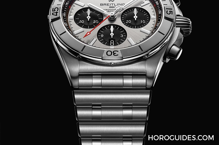 BREITLING - CHRONOMAT - AB01344A1C1A1 - 百年靈Chronomat新款三大重點，新鍊帶、新錶圈還有精彩新色！