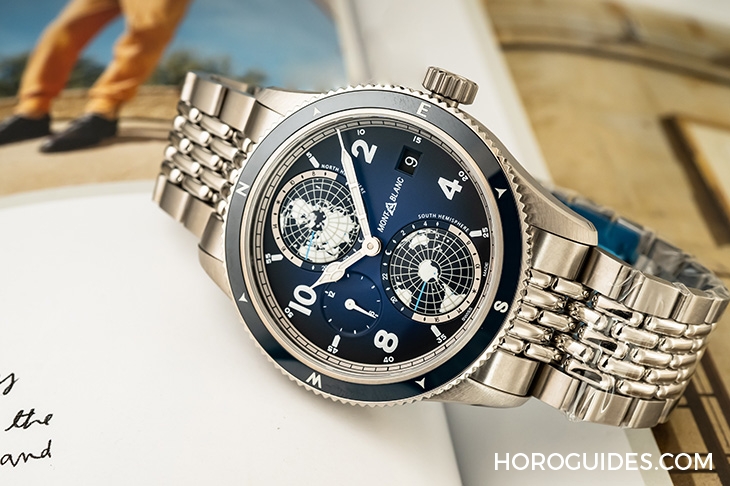 MONTBLANC - 1858 - 125567 - 冷光、冰藍與專業：風格型男工具錶 三大標配｜萬寶龍1858 Geosphere腕錶