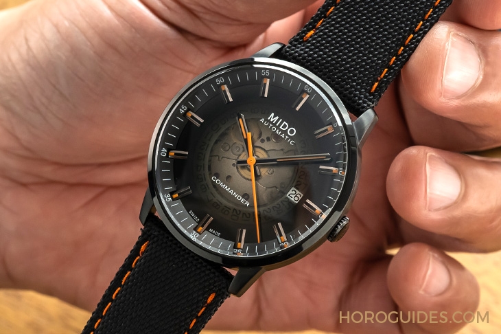 MIDO - COMMANDER - M021.407.37.411.00 - 機械美學的前衛之作｜MIDO Commander Gradient漸層80小時腕錶