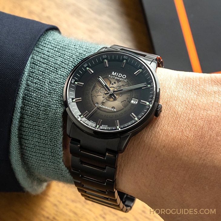 MIDO - COMMANDER - M021.407.37.411.00 - 機械美學的前衛之作｜MIDO Commander Gradient漸層80小時腕錶