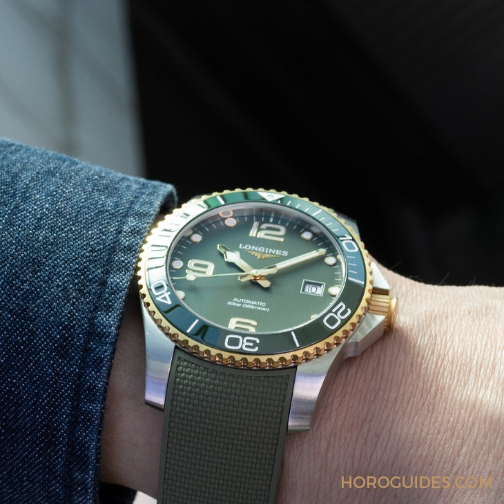 LONGINES - HYDRO CONQUEST - L3.781.3.78.7 - 潛水錶也要微奢華？2021浪琴深海征服者半金浪鬼