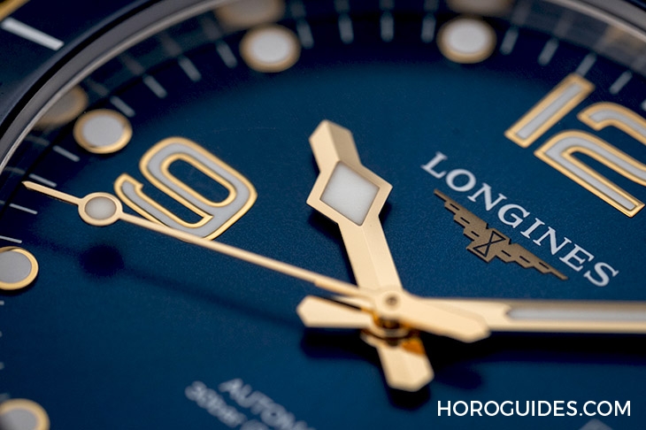 LONGINES - HYDRO CONQUEST - L3.781.3.78.7 - 潛水錶也要微奢華?2021浪琴深海征服者半金浪鬼