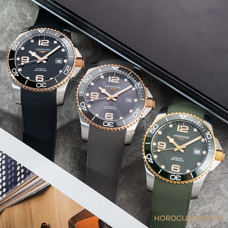 LONGINES - HYDRO CONQUEST - L3.781.3.78.7 - 秒變型男的三步驟:浪琴表深海征服者Two-tone雙色款