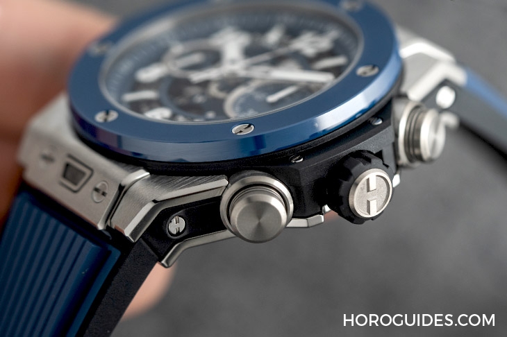 HUBLOT - BIG BANG - 441.NL.5171.RX - 新世代藍調混搭風,手腕上最有型的一款|HUBLOT Big Bang Unico計時碼錶