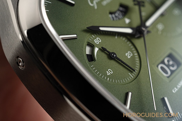 GLASHÜTTE ORIGINAL - SENATOR - 1-37-02-09-02-63 - 好Funky的復古錶!格拉蘇蒂原創Seventies Chronograph墨玉綠面盤