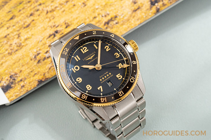 LONGINES - SPIRIT - L3.812.5.53.6 - 為此地與彼時,都鍍上Golden Hour:浪琴表Spirit Zulu Time,新增18K黃金細節