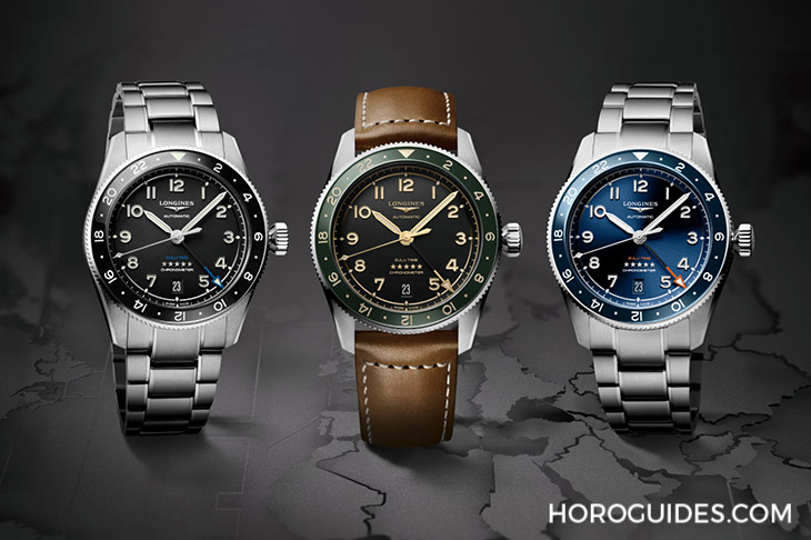 LONGINES - SPIRIT - L3.812.5.53.6 - 為此地與彼時,都鍍上Golden Hour:浪琴表Spirit Zulu Time,新增18K黃金細節