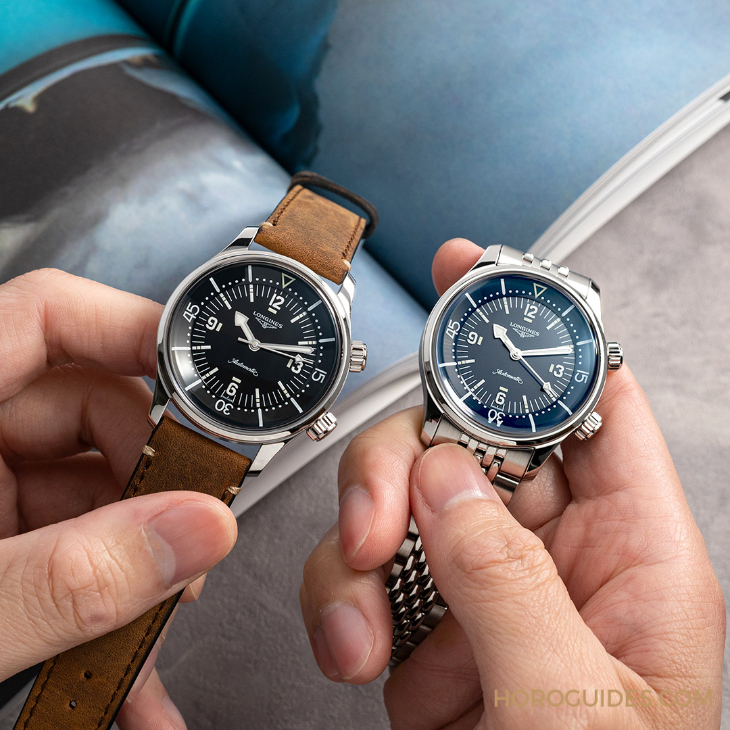 LONGINES - HERITAGE - L3.764.4.90.6 - 獻給OG錶迷的浪漫:浪琴表LONGINES Legend Diver潛水錶39毫米
