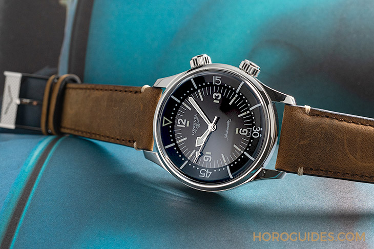 LONGINES - HERITAGE - L3.764.4.90.6 - 獻給OG錶迷的浪漫:浪琴表LONGINES Legend Diver潛水錶39毫米