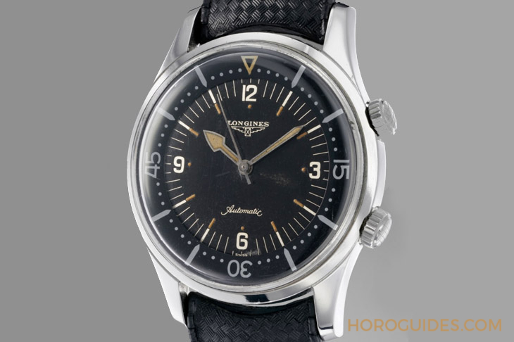 LONGINES - HERITAGE - L3.764.4.90.6 - 獻給OG錶迷的浪漫:浪琴表LONGINES Legend Diver潛水錶39毫米