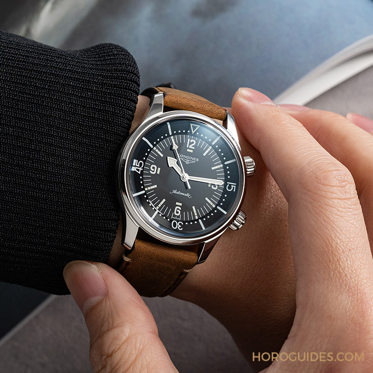 LONGINES - HERITAGE - L3.764.4.90.6 - 獻給OG錶迷的浪漫:浪琴表LONGINES Legend Diver潛水錶39毫米