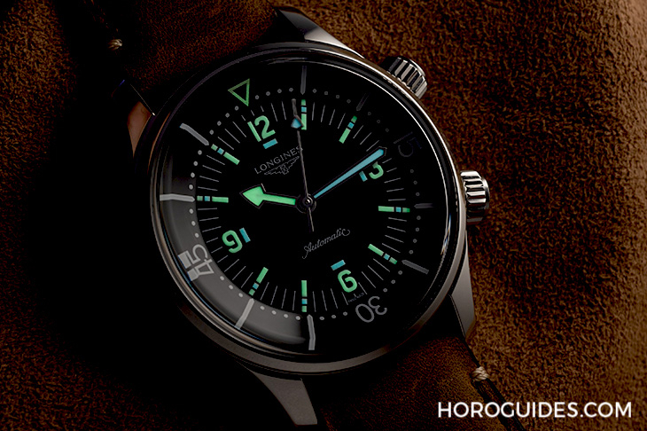LONGINES - HERITAGE - L3.764.4.90.6 - 獻給OG錶迷的浪漫:浪琴表LONGINES Legend Diver潛水錶39毫米