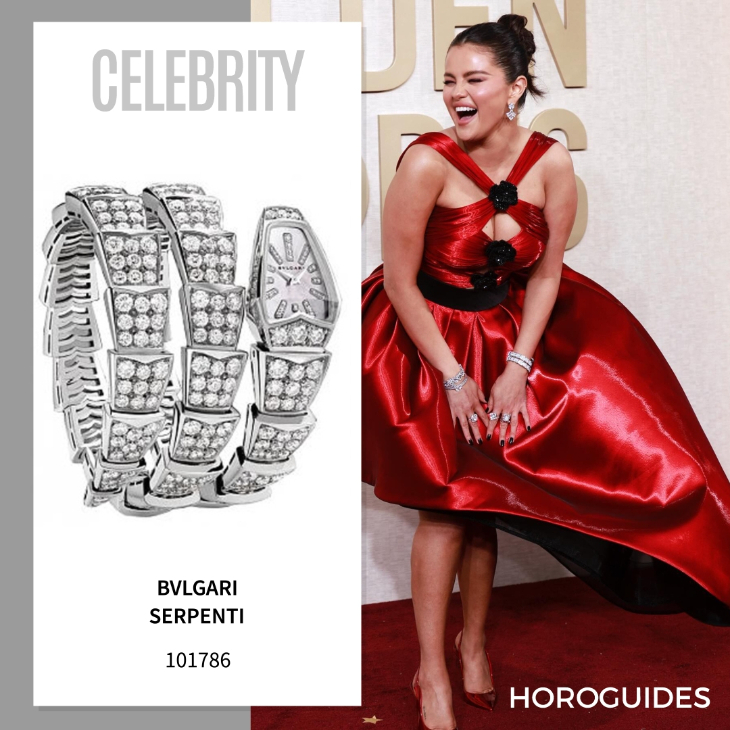 OMEGA - DE VILLE - 435.53.40.21.11.002 - 2024金球獎典禮,明星們佩戴的手錶與珠寶