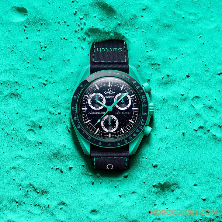 SWATCH - BIOCERAMIC - SO33O100 - MoonSwatch全新地球任務，三款腕錶配色、三個錶迷會感興趣的設計彩蛋