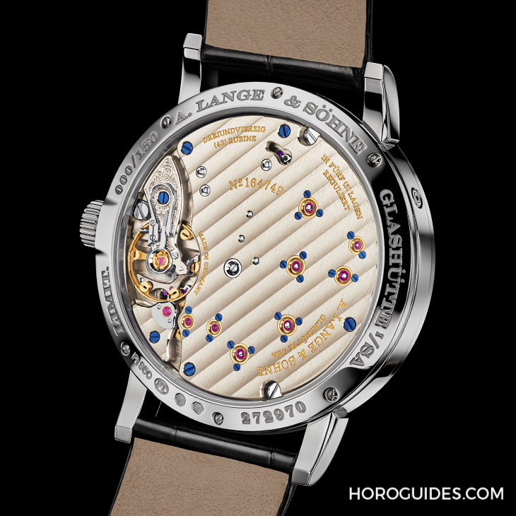A. LANGE & SÖHNE - LANGE 1 - 191.063 - 朗格Lange 1問世30週年,獻給知音藏家的罕見玫瑰金藍面