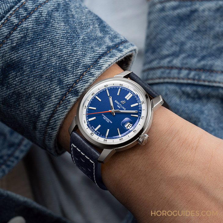 BREITLING - TOP TIME - AB3113281A1X1 - 與Top Time一起追尋自由：BREITLING百年靈B31全新三針腕錶與自製機芯