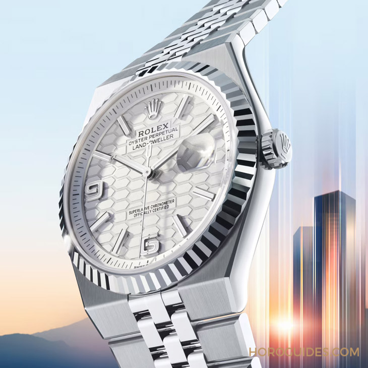 ROLEX - Land-Dweller - 127334-0001 - 既熟悉、又新穎的勞力士:重點解析Land-Dweller新錶面、機芯、一體式鍊帶