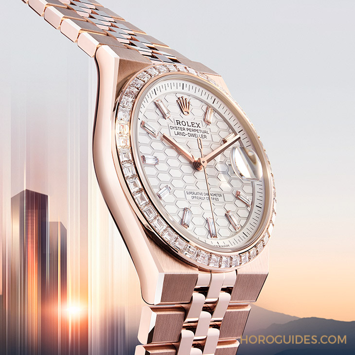 ROLEX - Land-Dweller - 127334-0001 - 既熟悉、又新穎的勞力士:重點解析Land-Dweller新錶面、機芯、一體式鍊帶