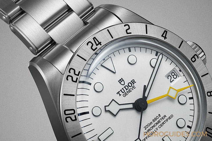 TUDOR - BLACK BAY - M79470-0004 - 平民版勞力士Explorer II白面款!TUDOR帝舵表Black Bay Pro推出蛋白色錶面