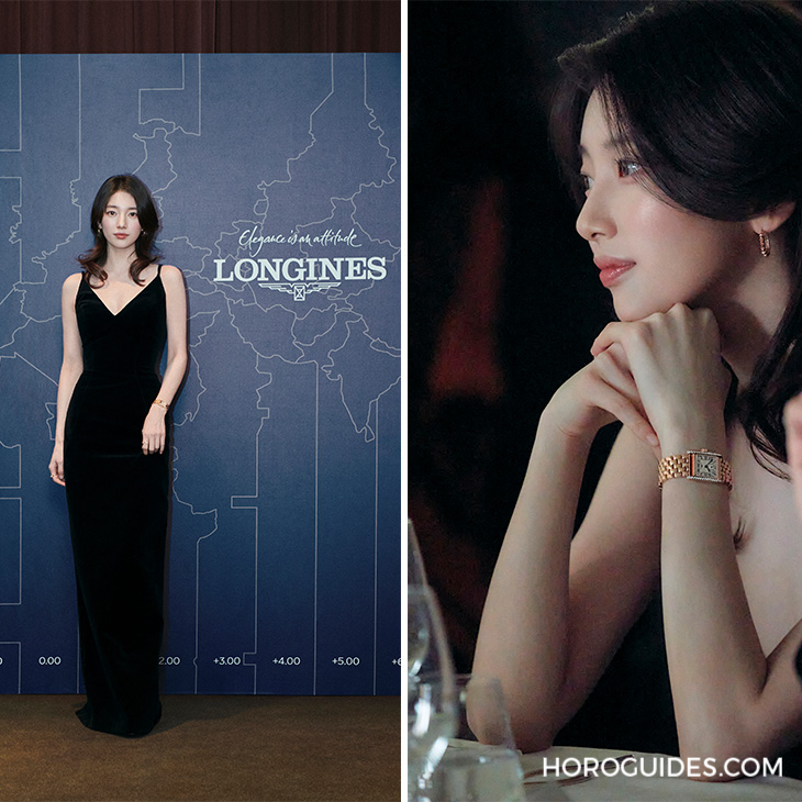 LONGINES - DOLCEVITA - L5.200.5.71.7 - 秀智Suzy與她的LONGINES浪琴表,比時光更閃耀的優雅瞬間
