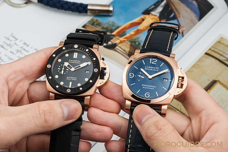 PANERAI - LUMINOR MARINA - PAM01112 - 運動感的華麗轉身！沛納海Goldtech™紅金的獨家魅力｜Luminor Marina Goldtech™ 紅金44mm-PAM01112