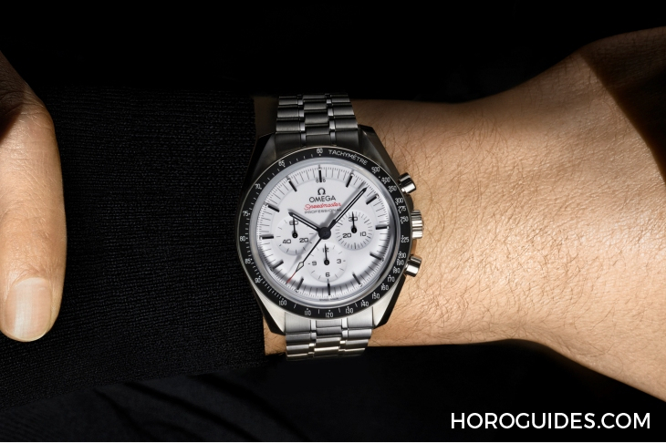 OMEGA - SPEEDMASTER - 310.30.42.50.04.001 - 白面不鏽鋼登月錶終於現身!OMEGA推出全新白色漆面Speedmaster Moonwatch