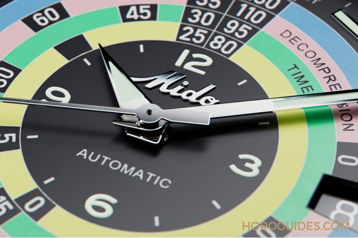 MIDO - OCEAN STAR - M026.807.33.051.00 - 漆黑中的復古「彩虹圈」!MIDO再度推出Ocean Star Decompression Timer 1961復刻限量版