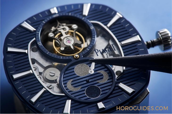 PIAGET - POLO - G0A49080 - 輕質飛輪映明月｜PIAGET Polo飛行陀飛輪月相腕錶全新亮相