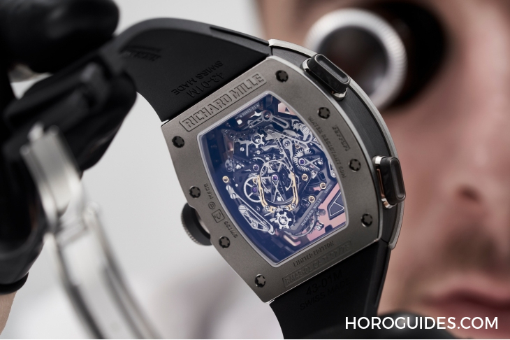 RICHARD MILLE - MEN - RM 43-01 - 精密與競速二度交鋒！RICHARD MILLE與FERRARI攜手推出RM 43-01陀飛輪追針計時碼錶