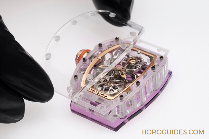 RICHARD MILLE - LIMITED EDITION - RM 75-01 - 漫遊藍寶石水晶海洋!RICHARD MILLE推出三款RM 75-01飛行陀飛輪藍寶石水晶腕錶