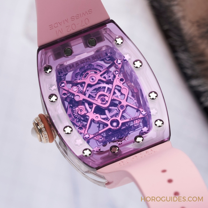 RICHARD MILLE - LIMITED EDITION - RM 75-01 - 漫遊藍寶石水晶海洋!RICHARD MILLE推出三款RM 75-01飛行陀飛輪藍寶石水晶腕錶