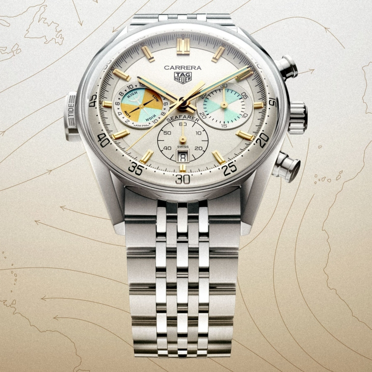 TAG HEUER - CARRERA - CBS2016.EB0430 - 潮汐顯示凱旋歸來、追針計時首現Carrera系列｜TAG HEUER LVMH Watch Week 2026新作一覽