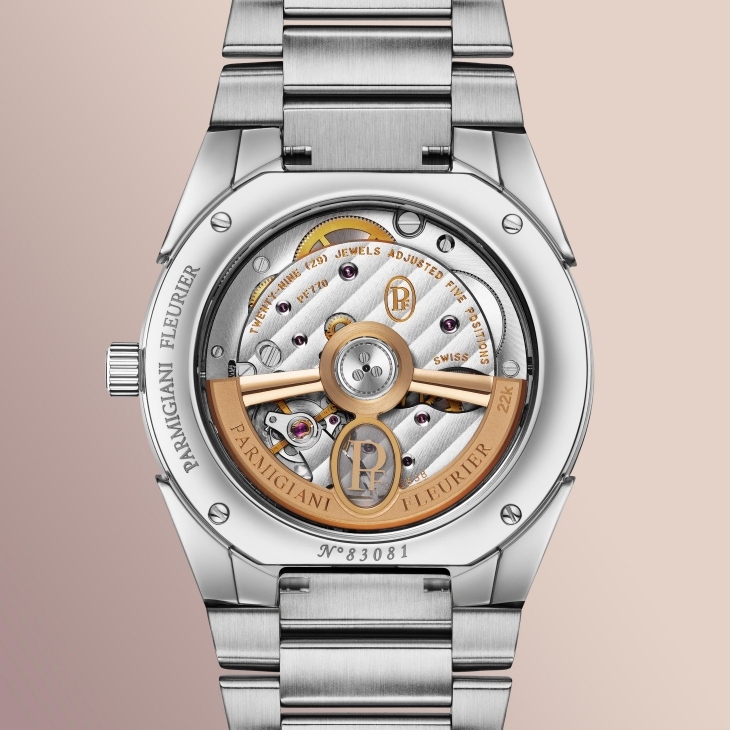 PARMIGIANI FLEURIER - TONDA - PFC804-1020007-100182 - 腕間綻放的礦物玫瑰｜PARMIGIANI FLEURIER Tonda PF Automatic 36mm Alta Rosa新款