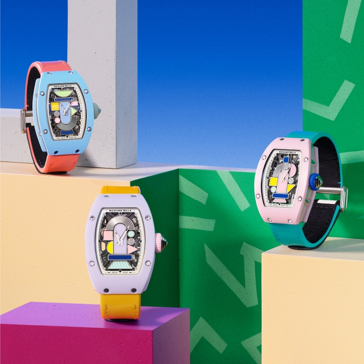 RICHARD MILLE - WOMEN - RM 07-01 - 寶石鑲彩,陶瓷織色|2026年RM 07-01彩色陶瓷系列絢爛謝幕