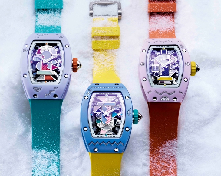 RICHARD MILLE - WOMEN - RM 07-01 - 寶石鑲彩,陶瓷織色|2026年RM 07-01彩色陶瓷系列絢爛謝幕