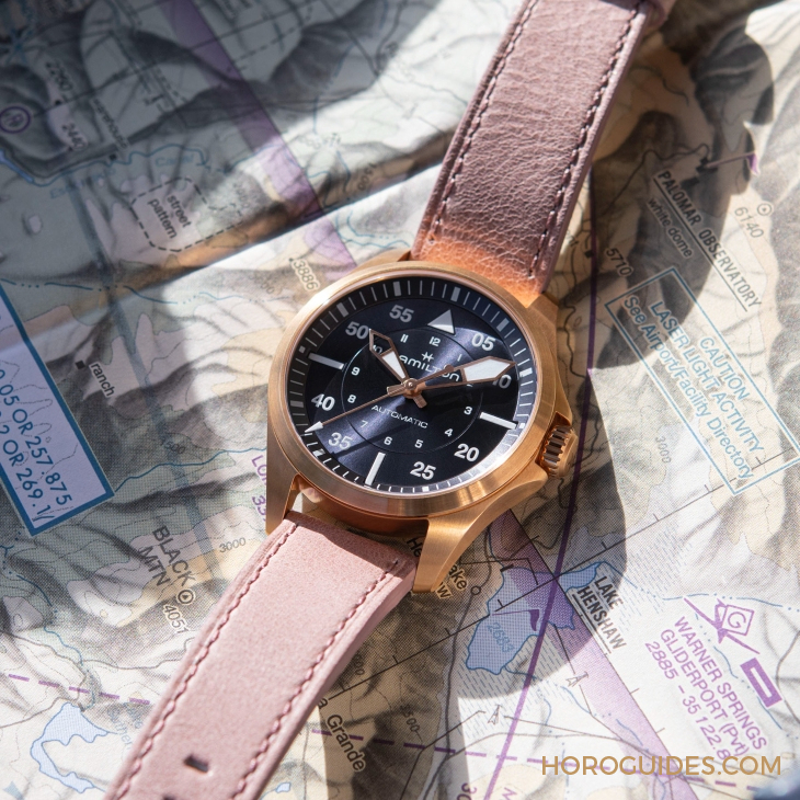 HAMILTON - KHAKI AVIATION - H64635560 - 設計微調、新增尺寸，HAMILTON  Khaki Aviation Pilot系列七款新作再現軍風