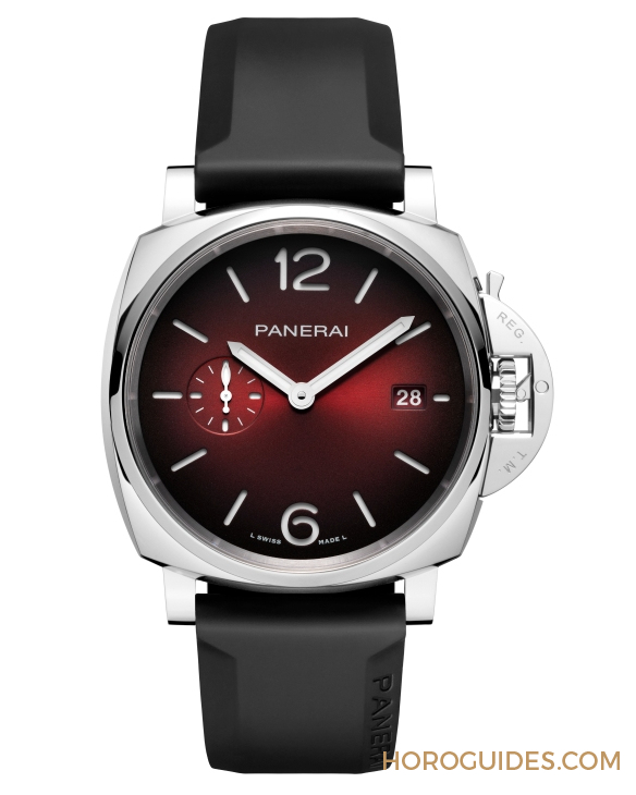 PANERAI - LUMINOR DUE - PAM01424 - 熱情酒紅色調！Luminor Due以全新配色呼應新年歡慶氛圍