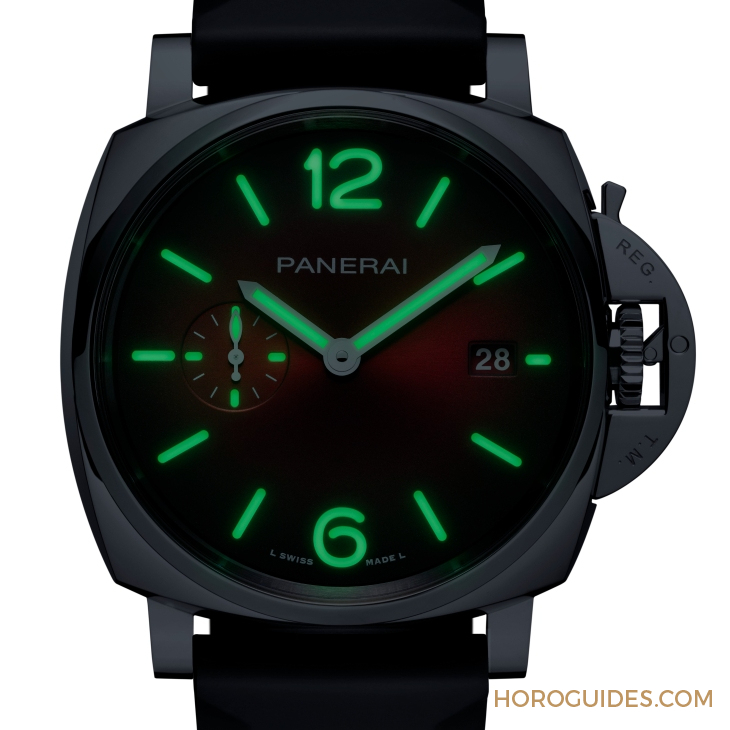 PANERAI - LUMINOR DUE - PAM01424 - 熱情酒紅色調！Luminor Due以全新配色呼應新年歡慶氛圍