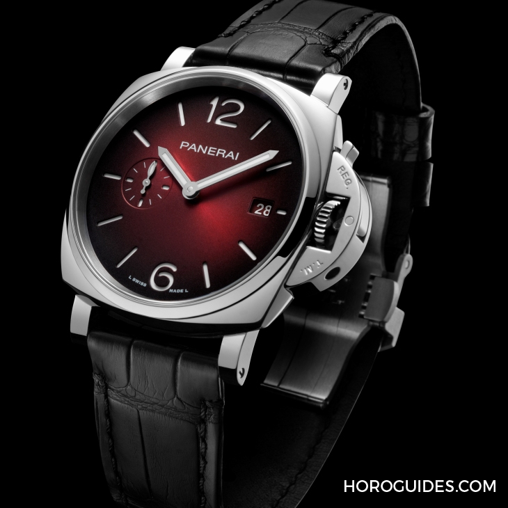 PANERAI - LUMINOR DUE - PAM01424 - 熱情酒紅色調！Luminor Due以全新配色呼應新年歡慶氛圍