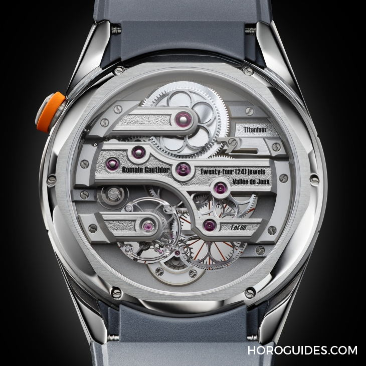 ROMAIN GAUTHIER - C by Romain Gauthier - MON00560 - C by Romain Gauthier Titanium最終章，第六代版本首見鏤空設計