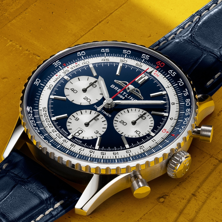 BREITLING - NAVITIMER - PB1921251B1P1 - 致敬飛行的黃金時代！BREITLING百年靈Navitimer和諧式飛機限量版與萬年曆計時新作