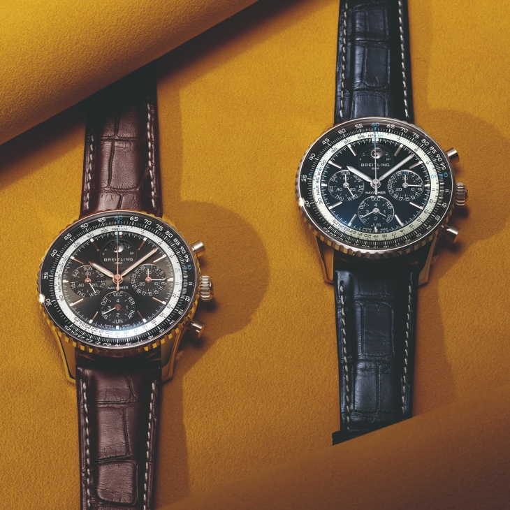 BREITLING - NAVITIMER - PB1921251B1P1 - 致敬飛行的黃金時代！BREITLING百年靈Navitimer和諧式飛機限量版與萬年曆計時新作