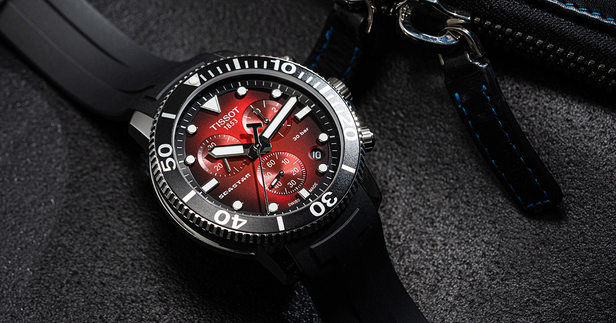 兩萬元入門價位的計時潛水錶|TISSOT Seastar 1000石英計時碼錶