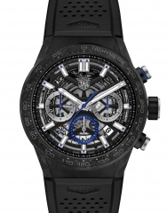 TAG HEUER 泰格豪雅 CARRERA 鍛造碳陀飛輪幻影計時腕錶