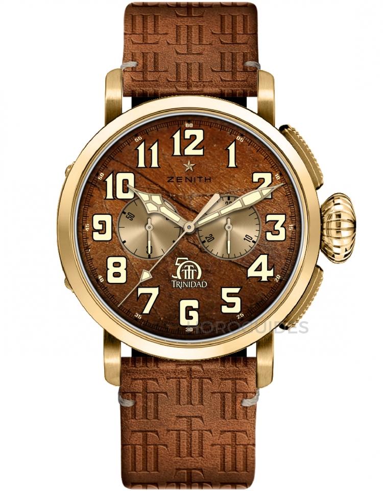 ZENITH 真力時 - PILOT系列 - (PILOT TYPE 20 CHRONOGRAPH TRINIDAD-黃金款)